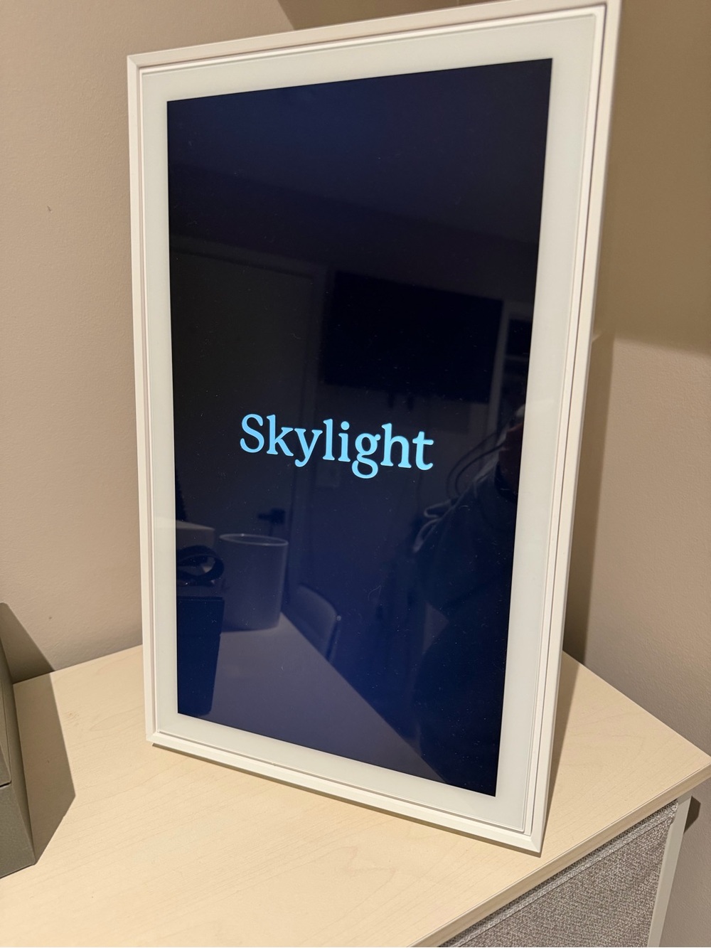 Digital Photo Frame in White -